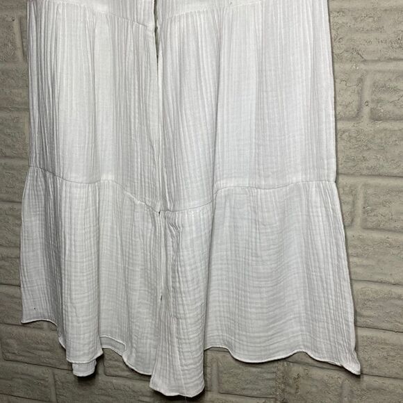 ⭐️NWT MSRP $180 SUPPLY & DEMAND Tatum Cotton Wide-Leg Pants White size Small - Picture 6 of 11